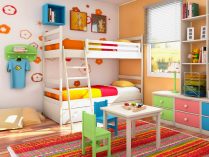 Colores tenues en habitaciones infantiles