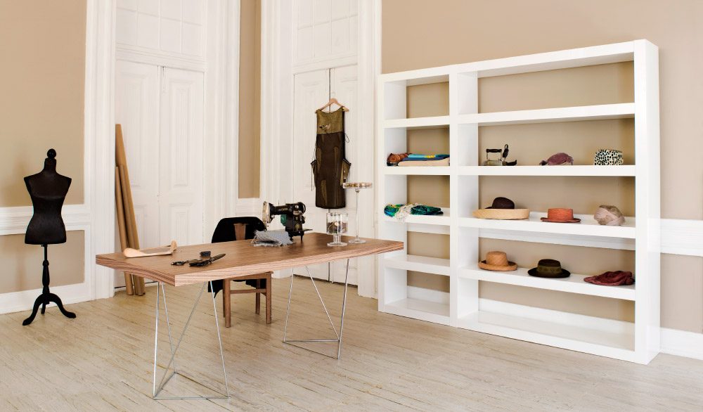 Baldas y estanterias en estudios