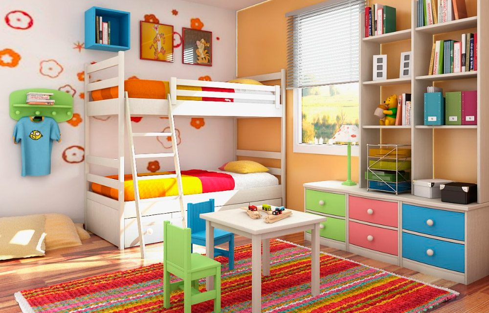 Colores tenues en habitaciones infantiles
