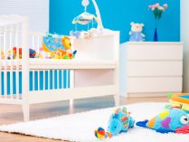 Diseños y colores de una habitación de bebé