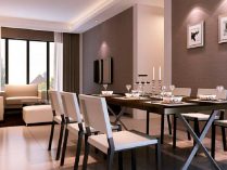 Salón comedor minimalista