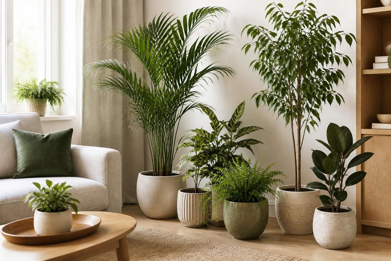 Composiciones con plantas de interior que también son fáciles de cuidar